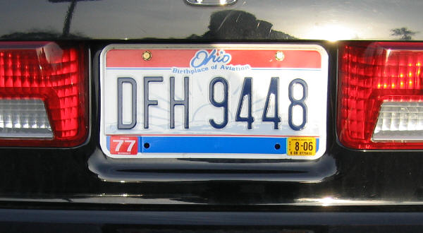 county stickers for ohio plates