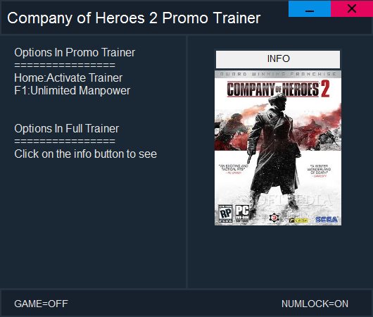 company of heroes 2 trainer download free